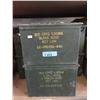 Image 1 : 2 Metal Ammo Boxes - Each is 7" x 9" x 12"