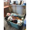 Image 1 : Tote of Assorted Household Goods & Decorations