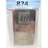 Image 1 : 10 Troy Ounce .9999 Fine Silver Kitco Bar