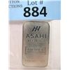 Image 1 : 1 Oz. .999 Fine Silver Asahi Bullion Bar