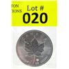 Image 1 : 1 Oz .9999 Fine Silver 2019 Canada Maple Leaf Coin