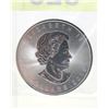 Image 2 : 1 Oz .9999 Fine Silver 2019 Canada Maple Leaf Coin