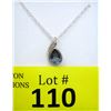Image 1 : Mystic Topaz & Diamond Sterling Silver Pendant