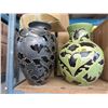 Image 1 : 4 New 15" Glazed Ceramic Vases
