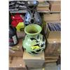 Image 1 : 4 Large Glazed Ceramic Display Vases