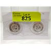 Image 1 : Two 1/2 Oz. .999 Fine Silver Mayan Design Rounds
