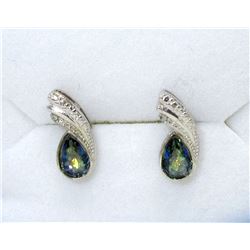 New Mystic Topaz & Diamond Earrings