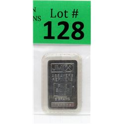 5 Gram Johnson Matthey .999 Fine Silver Bar