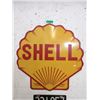 Image 1 : 30" Shell Gasoline Metal Clam Shell Sign