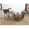 Image 1 : Bicycle Yard Planter - Wood and Metal