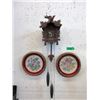 Image 1 : Vintage Cuckoo Clock & Two 10" Needlepoints