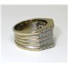 Image 2 : 14KT White Gold Diamond Cluster Ring