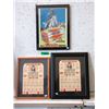 Image 1 : 3 Framed 1950's Advertisements
