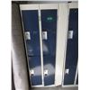 Image 1 : 4 Door Bank of Metal Lockers 18" x 24" x 72" Tall