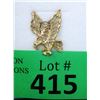 Image 1 : 10Kt Yellow Gold Eagle Pendant - Diamond Cut