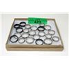 Image 1 : 20 New Titanium Band Rings - Full range of sizes