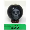 Image 1 : Carved 8 Ball Skull with Stand