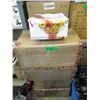 Image 1 : 2 Case of 8 New Glass Salad Bowls