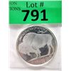 Image 1 : 1 Oz. .999 Fine Silver "Buffalo" Round