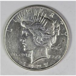 1927-D PEACE SILVER DOLLAR