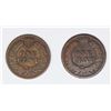 Image 2 : (2) INDIAN CENTS