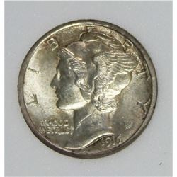 1916-D MERCURY DIME