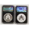 Image 2 : (2) 2013 W AMERICAN SILVER EAGLES