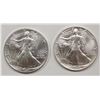Image 1 : (2) 1991 AMERICAN SILVER EAGLE