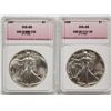 Image 1 : 1987 AND 1988 AMERICAN SILVER EAGLES