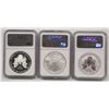 Image 2 : 3 PIECE SET 2006 AMERICAN SILVER EAGLE