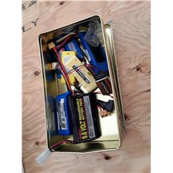 Box of RC Plane Batteries