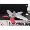Image 2 : Grey Jet Style RC Plane With Canada Badges No Motor - 54" Wingspan