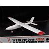 Image 1 : White and Red RC Plane (Red Wing Tips) No Motor - 60" Wingspan