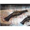 Image 2 : Replica Flintlock Pistols Framed In Picture Box
