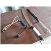 Image 1 : 2 Small Samurai Style Swords With Slingshot