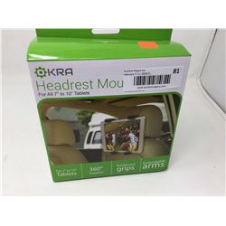 Okra Headrest Mount for all 7in to 10in Tablets