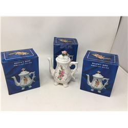 Regency Rose Porcelain Tea Pot (set of 3)