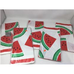 Lot of Watermelon Tablecloths 54inch x 96inch