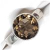 Image 2 : Silver Smokey Quartz (5.1Gm) Ring (~Size 8), Suggested Retail Value $60