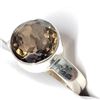 Image 4 : Silver Smokey Quartz (5.1Gm) Ring (~Size 8), Suggested Retail Value $60