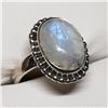 Image 1 : Silver Moonstone (5.5Gm) Ring (~Size 7), Suggested Retail Value $60