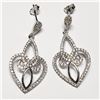 Image 1 : Silver Cubic Zirconia (7.45Gm) Set Of Pendant And Earring, Suggested Retail Value $160