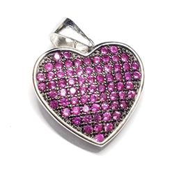 Silver Cubic Zirconia Pendant, Suggested Retail Value $80