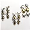 Image 2 : Silver Set; 3 Pairs Of Earrings, Suggested Retail Value $40