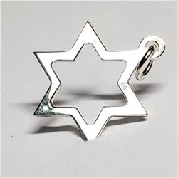 Silver "Star Of David" Pendant, Suggested Retail Value $80
