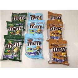 Lot of Assorted M&M's (9 x 109g)
