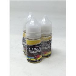Premium X-Liquid Sweet Blue Razz Salt Nicotine 20mg/ml (3 x 30ml)