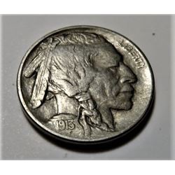 1913 D Type I Key Date Bufffalo Nickel