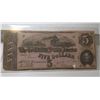 Image 1 : 1862 $5 Confederate States Currency