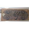 Image 2 : 1862 $5 Confederate States Currency